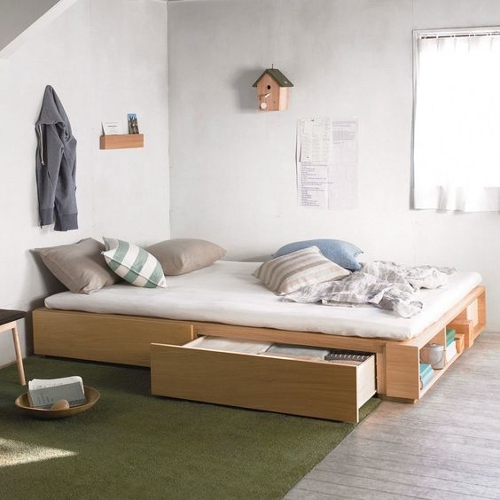  Giường kết hợp tủ được xem là thiết kế thông minh nhất cho phòng ngủ nhỏ